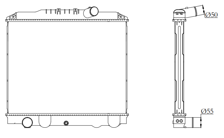 Hino Trucks Truck Radiator YF-HI021