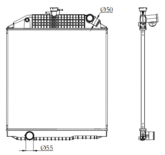 Hino Trucks Truck Radiator YF-HI023