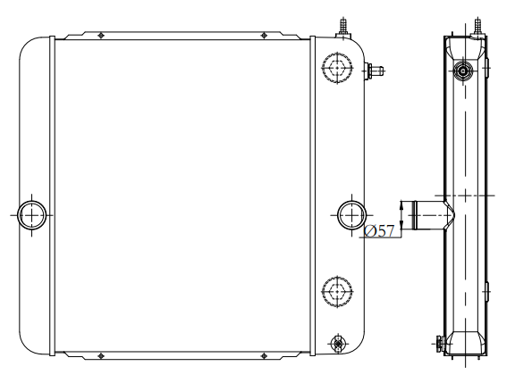 International Trucks Truck Radiator YF-IN007
