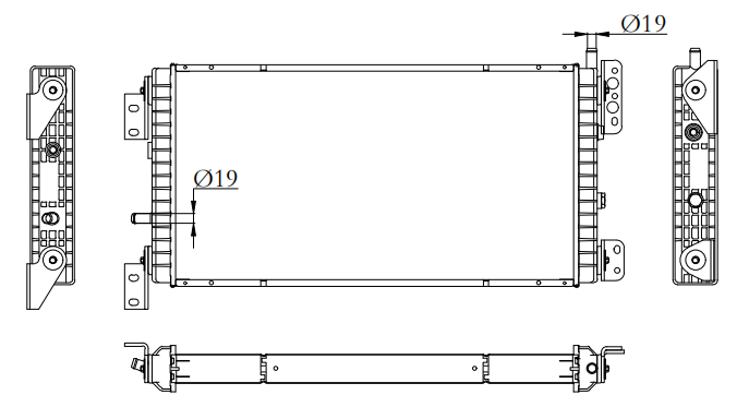 International Trucks Truck Radiator YF-IN018
