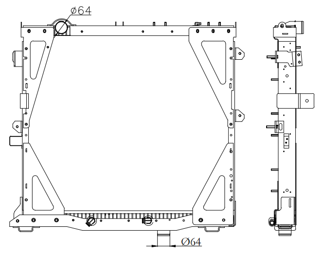 International Trucks Truck Radiator YF-IN019