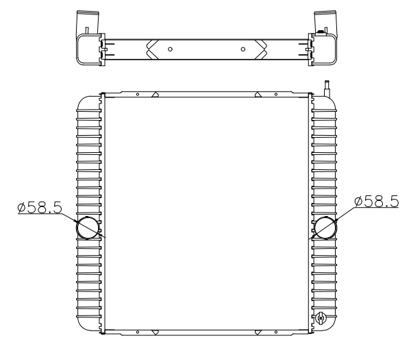 International Trucks Truck Radiator YF-IN021