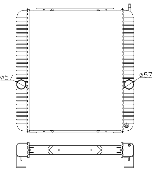 International Trucks Truck Radiator YF-IN024