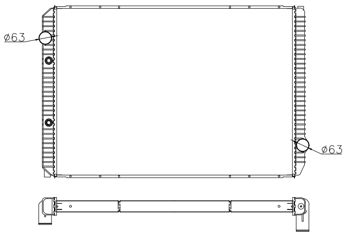 International Trucks Truck Radiator YF-IN025