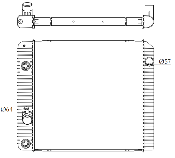 International Trucks Truck Radiator YF-IN026