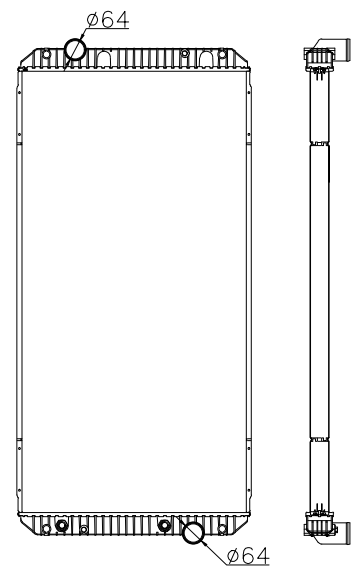 International Trucks Truck Radiator YF-IN027