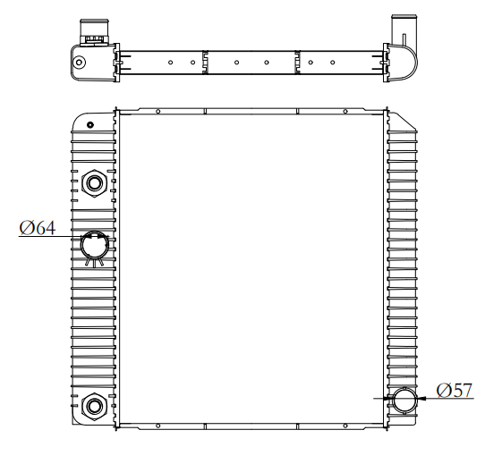 International Trucks Truck Radiator YF-IN028