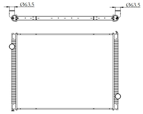 International Trucks Truck Radiator YF-IN029