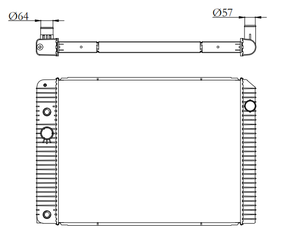 International Trucks Truck Radiator YF-IN030