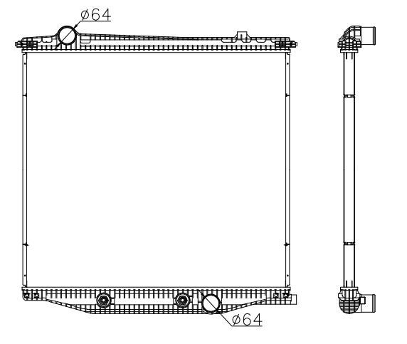 International Trucks Truck Radiator YF-IN031