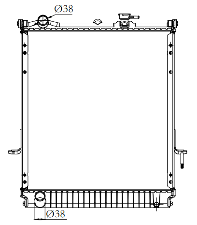 Isuzu Trucks Truck Radiator YF-IZ001
