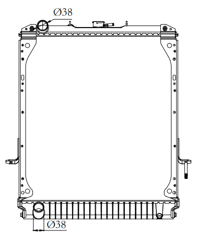 Isuzu Trucks Truck Radiator YF-IZ002