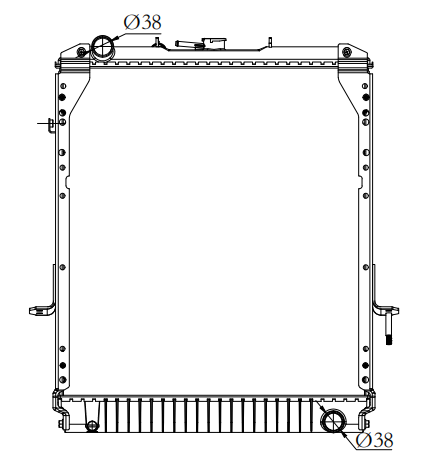 Isuzu Trucks Truck Radiator YF-IZ003