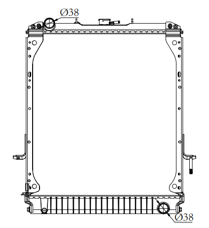Isuzu Trucks Truck Radiator YF-IZ004