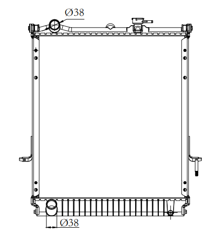 Isuzu Trucks Truck Radiator YF-IZ005