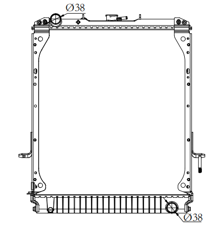 Isuzu Trucks Truck Radiator YF-IZ007