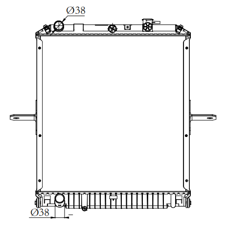 Isuzu Trucks Truck Radiator YF-IZ008