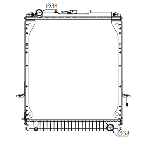 Isuzu Trucks Truck Radiator YF-IZ009
