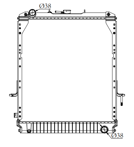 Isuzu Trucks Truck Radiator YF-IZ010