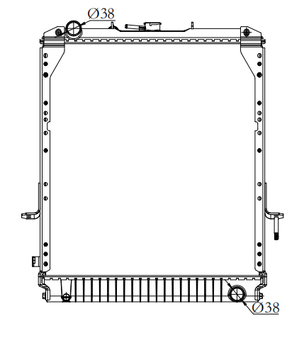 Isuzu Trucks Truck Radiator YF-IZ011