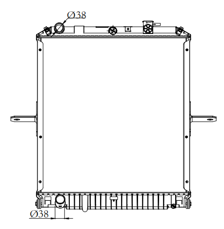 Isuzu Trucks Truck Radiator YF-IZ012