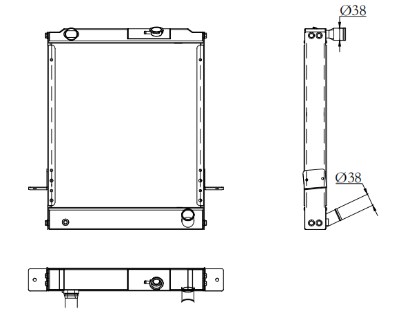 Isuzu Trucks Truck Radiator YF-IZ013