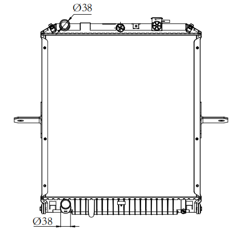 Isuzu Trucks Truck Radiator YF-IZ014