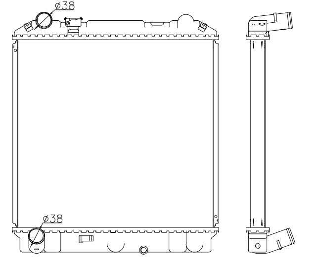 Isuzu Trucks Truck Radiator YF-IZ015