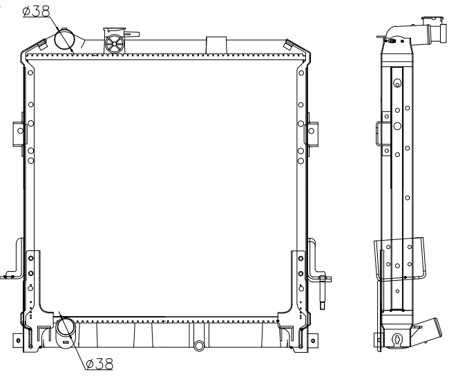 Isuzu Trucks Truck Radiator YF-IZ017