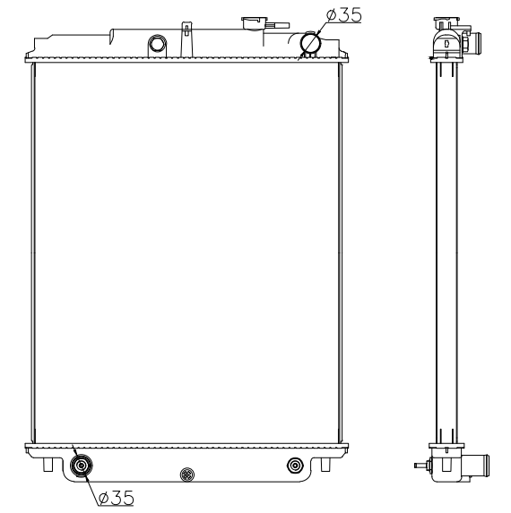 Isuzu Trucks Truck Radiator YF-IZ019
