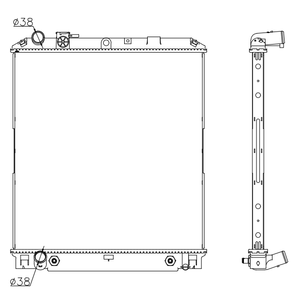 Isuzu Trucks Truck Radiator YF-IZ020