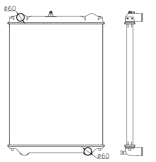 Isuzu Trucks Truck Radiator YF-IZ022