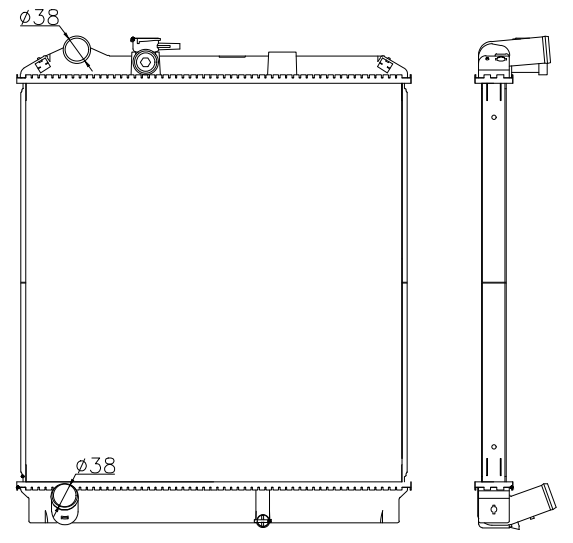 Isuzu Trucks Truck Radiator YF-IZ031