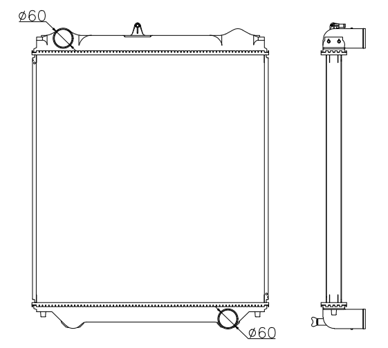 Isuzu Trucks Truck Radiator YF-IZ032