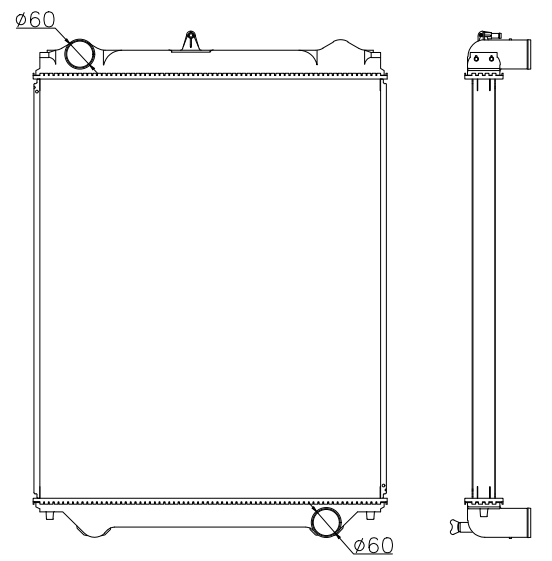 Isuzu Trucks Truck Radiator YF-IZ034