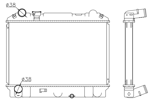 Isuzu Trucks Truck Radiator YF-IZ037