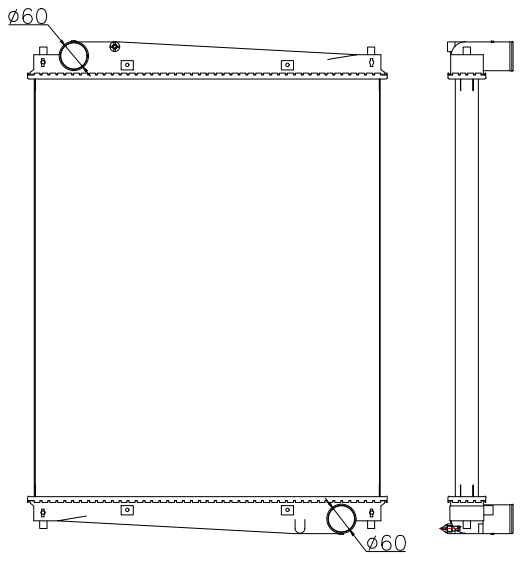 Isuzu Trucks Truck Radiator YF-IZ038