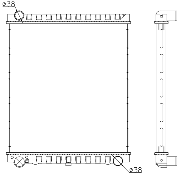 Isuzu Trucks Truck Radiator YF-IZ039