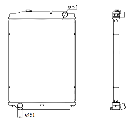Isuzu Trucks Truck Radiator YF-IZ044