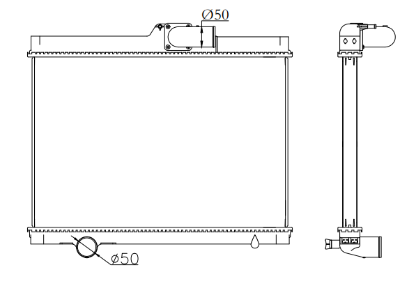 Isuzu Trucks Truck Radiator YF-IZ046