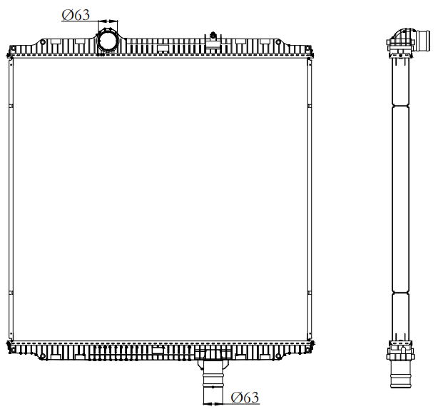 Kenworth Trucks Truck Radiator YF-KH-005