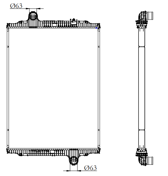 Kenworth Trucks Truck Radiator YF-KH-007