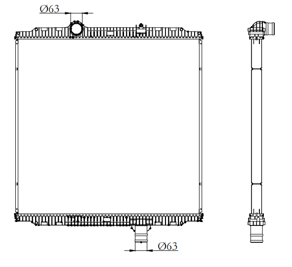 Kenworth Trucks Truck Radiator YF-KH-009