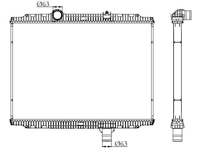 Kenworth Trucks Truck Radiator YF-KH-017