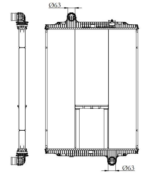 Kenworth Trucks Truck Radiator YF-KH-019