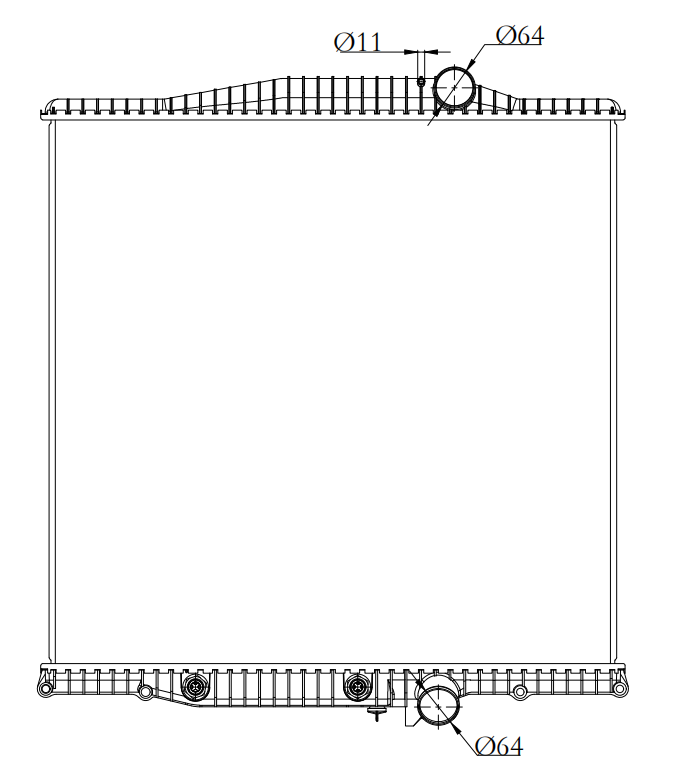 Mack Trucks Truck Radiator YF-MK008