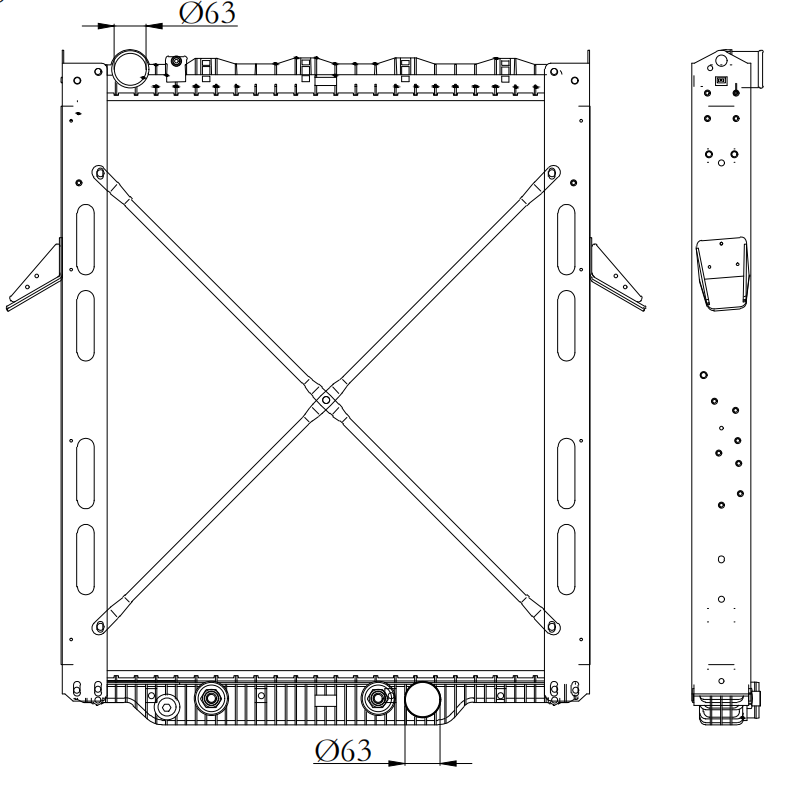 Mack Trucks Truck Radiator YF-MK010