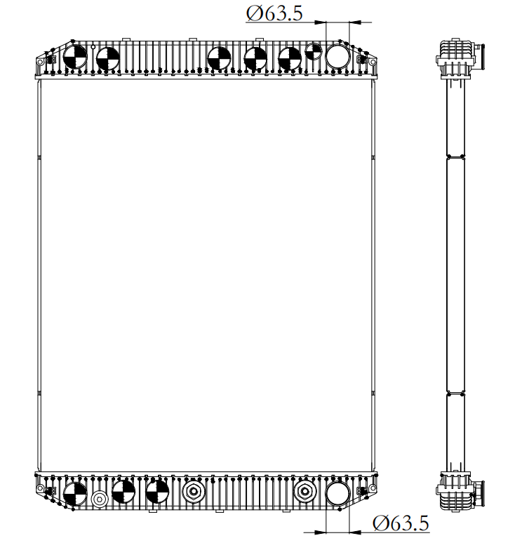 Mack Trucks Truck Radiator YF-MK011