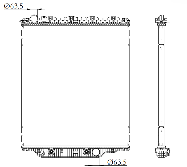 Mack Trucks Truck Radiator YF-MK012