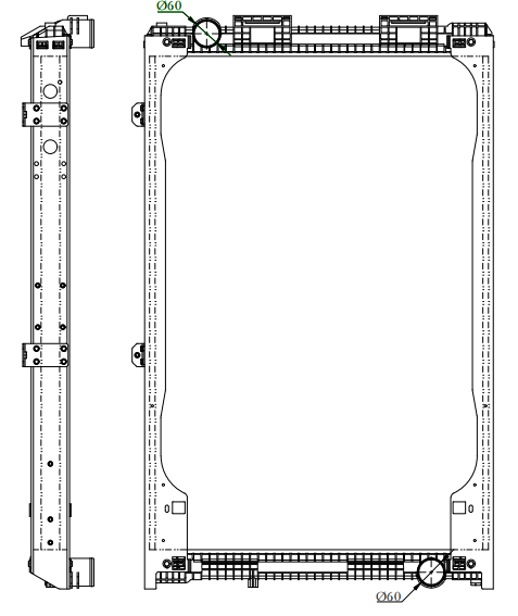 MAN Trucks Truck Radiator YF-MN001